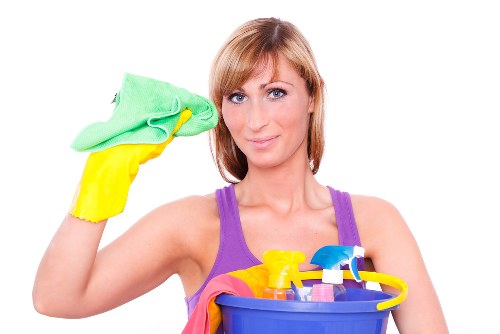 Post-build dust removal and surface cleaning in a Cheapendof property