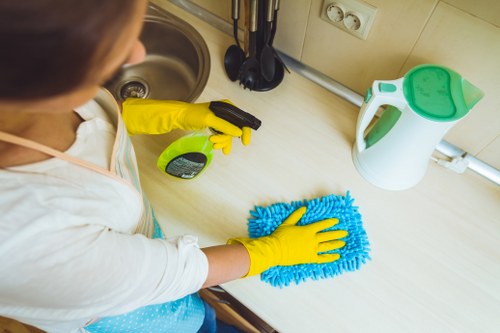 Deep cleaning carpets in a local Cheapendof property