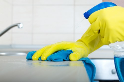Freshly cleaned rental home ready for new tenants