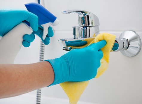 Deep cleaning tasks for kitchens and bathrooms in Cheapendof properties